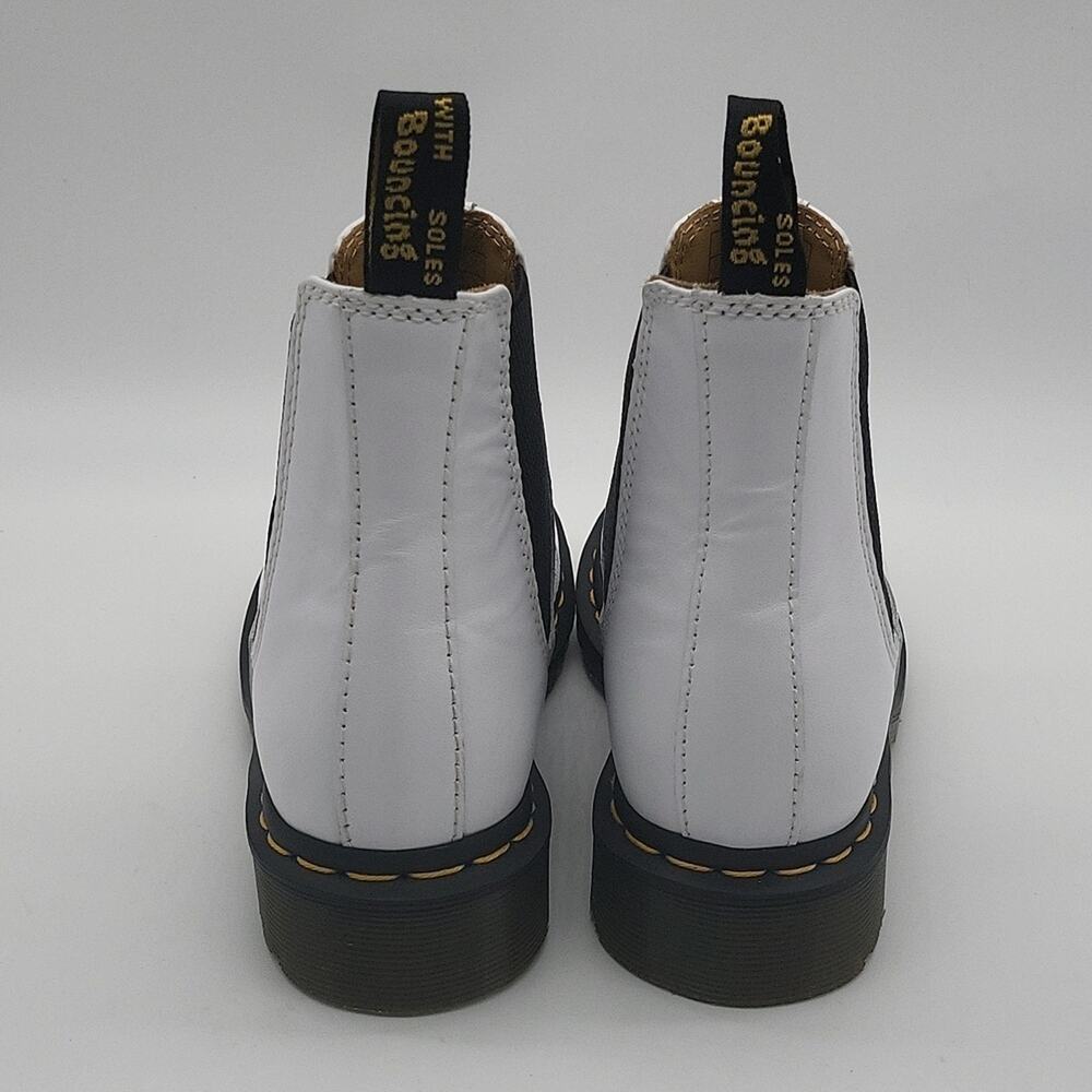 Dr. Martens Women's Chelsea Boots White Color Size 6 - Picture 6 of 11